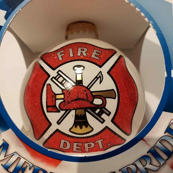 Fire Dept. Christmas Ornament - Picture 2 of 4